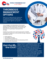 New WTD toolkit on thrombosis management options 