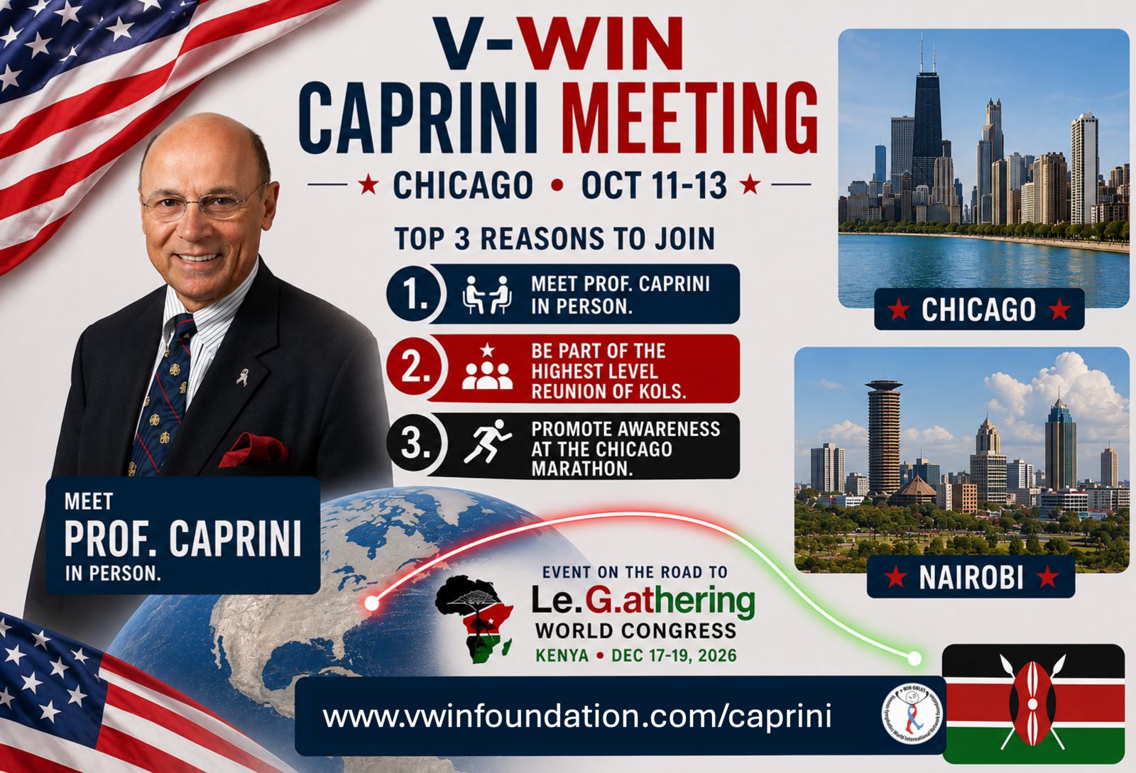 Meet Prof. Caprini in person