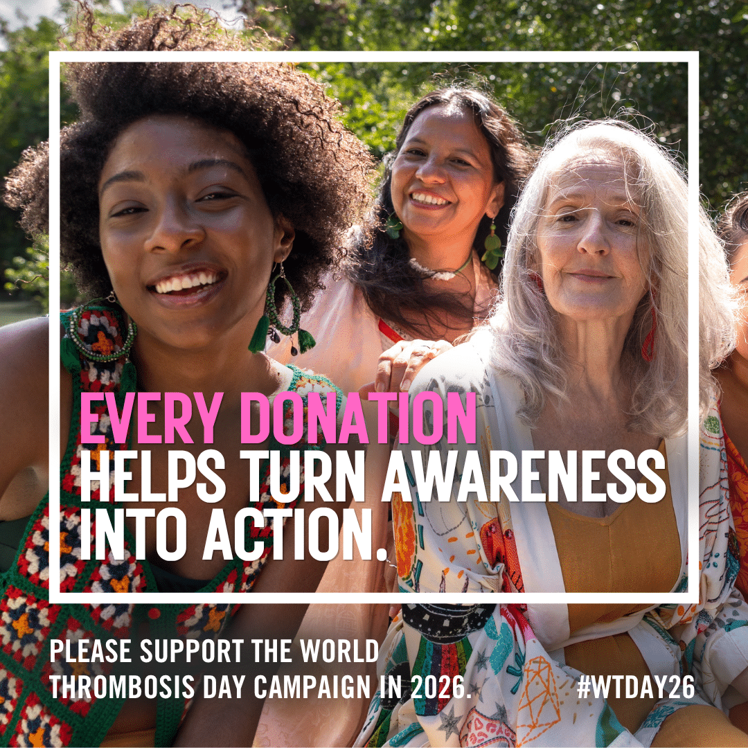 Donate to spread blood clot awareness today.