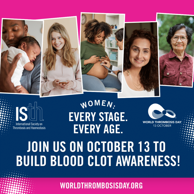 1080×1080 Image – Women Every stage. Every Age. (1) Join World Thrombosis Day on October 13 as we raise awareness of blood clots
