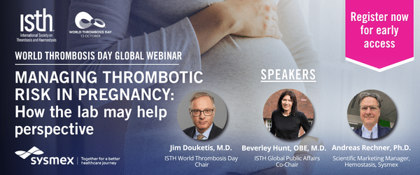 Register for the WTD 2026 Webinar on thrombotic risk in pregnancy