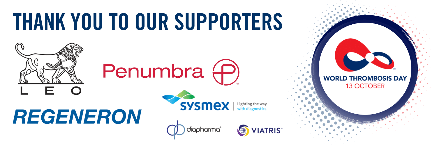 View our World Thrombosis Day financial supporters!