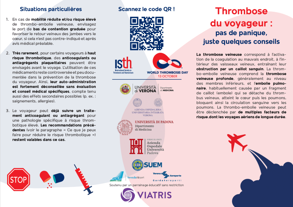 Download the flyer on traveling and thrombosis 